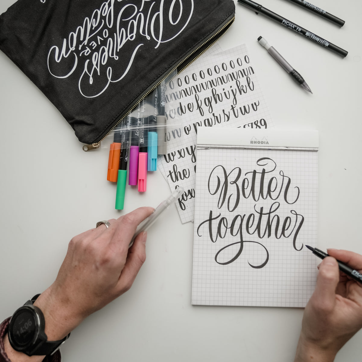 Brush Lettering Kit Links & Resources – Atiliay