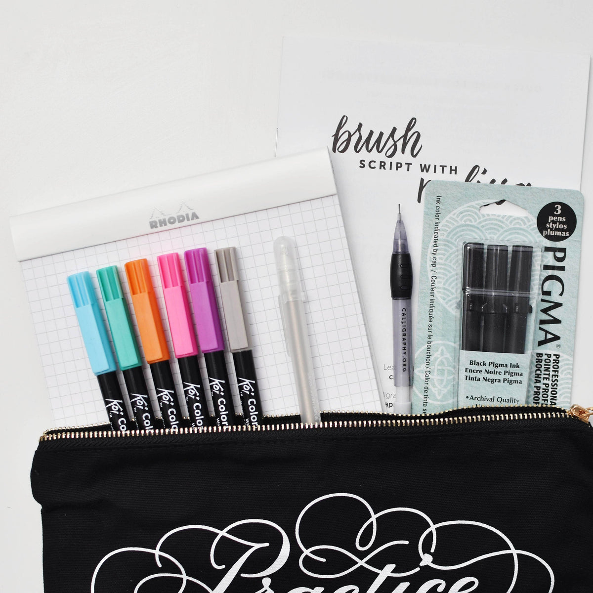 Intermediate Brush Lettering Kit + Class Video - Modern Calligraphy Kits  and Classes, Calligraphy Inks