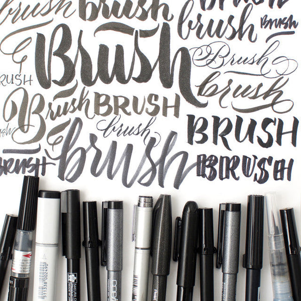 Brush Calligraphy Class + Kit Bundle